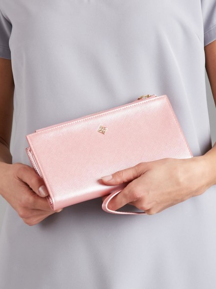 ružová dámska peňaženka