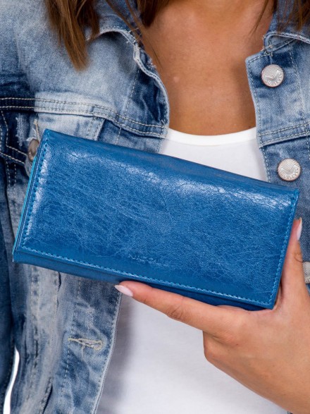 Dámska, modrá peňaženka